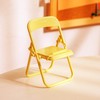 4Pcs Foldable Mini Chairs - Cute Tiny Folding Phone Holders,