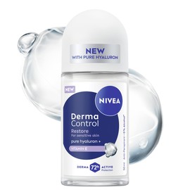 NIVEA Derma Control Restore Damen Antitranspirant 72h Kugel Schutz Hyaluronsäure 50ml