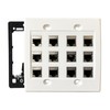 DIYTECH Cat7 Wall Plate - RJ45 Ethernet Wall Outlet, Female