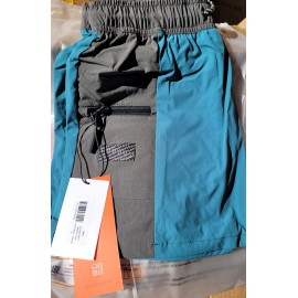 Blue Bearded Goat Summit Shorts Colonial Blue + Charcoal Size Small NWT