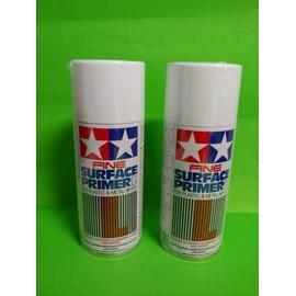 TAMIYA 2 pack 87044 Surface Primer L White 180ml for Plastic & Metal