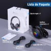 1Hora Audífonos Inalámbricos 1hora Diadema Bluetooth Aut202 Color Negro Luz