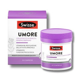 SWISSE Umore-Integratori con Vitamina B12 per Stanchezza e Supporto a Sistema Nervoso e Funzione Psicologica, Integratore con Vitamina B6 per Regolazione Attività Ormonale, 50 Compresse Made in Italy