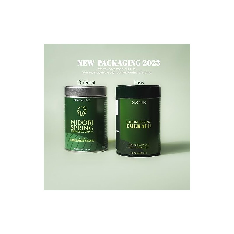 Midori Spring Organic Ceremonial Matcha Powder - 100g