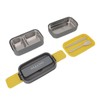 Double Layer Bento Box 316 Stainless Steel Compartment Portable Lunch