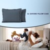Pizuna Luxurios Cotton Pillow Cases 2 Pack Dark Blue 50x75cm,