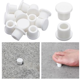 CroBlissful 12 Pcs Anchor Sockets Cover, Pool Ladders, and Railing Bases Accessories Used to Fill and Cover Anchor Sockets During Ladder Or Track Removal