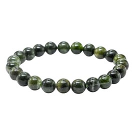 Chrome Diopside Bracelet for Women Men's Gifts - Protection Healing Crystal Bracelet - 8mm Gemstone Beaded Stretchable Bracelet Pulseras Para Hombres Mujer Stocking Stuffers