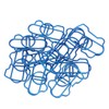 100PCS Metal Paper Clip Multifunctional Electroplating Process Prevent Slip Exquisite