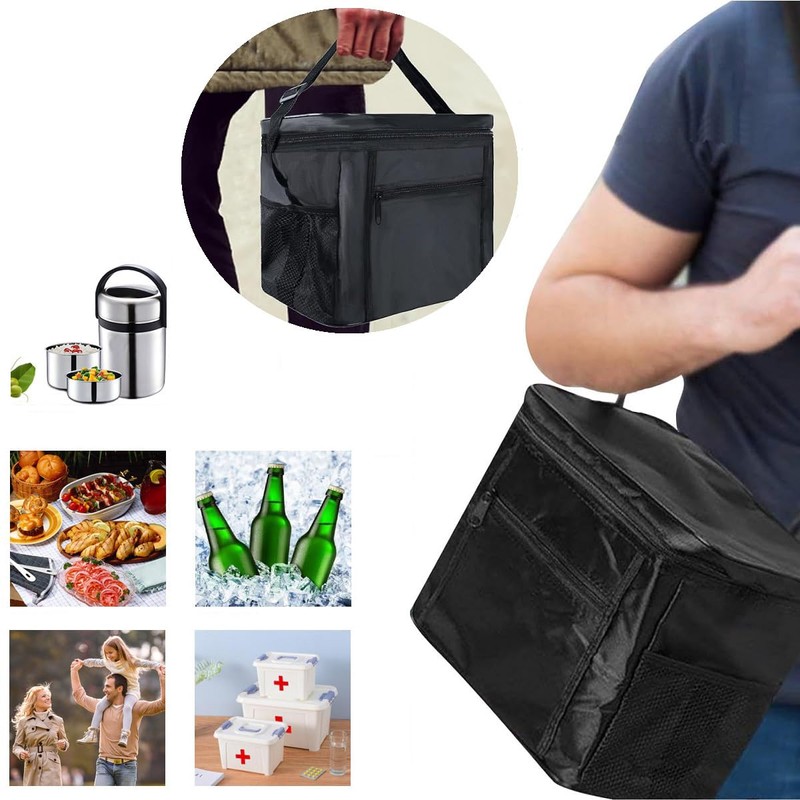 Foldable Cool Bag, Picnic Bag, Thermal Bag, Small Insulated Bag,