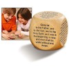 CB My Favorite Catholic Prayers Wooden Cube, 2 1/4 Inch