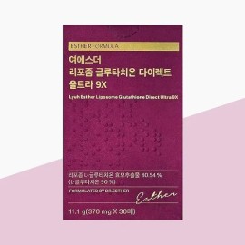 Esther Formula [Esther Formula] Yeo Esther Liposome Glutathione Direct Ultra 9X 370mg x 30 sheets 1 box glutathione film / [에스더포뮬러] 여에스더 리포좀 글루타치온 다이렉트 울트라 9X 370mg x 30매 1박스 클루타치온 필름
