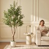 LYLYFAN Olive Tree Artificial Indoor 7FT Faux Olive Tree with