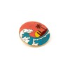 Pinsanity Sunset Beach Wave - Pin de solapa esmaltado, 1.125