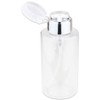 10oz Silver Push-Down Dispenser Bottle - 1 Bottle - Empty