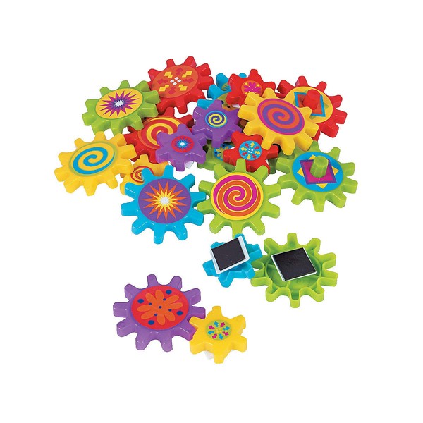 Fun Express Spinning Gear Magnets, Assorted 22