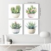 Cactus Succulent Wall Art Sage Green Bathroom Wall Decor, Tropical