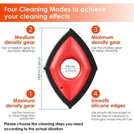 Mini Pet Hair Remover for Couch/Car Detailering Dog Hair Remover Cat Hair Remover - Professional Hair Removal Tool Fur Removal Brush for Home Fabric, Furniture, Couch or Carpet