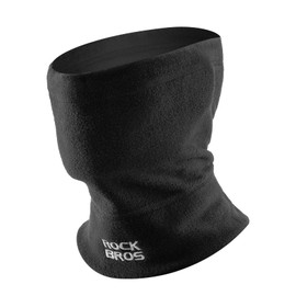 ROCKBROS Neck Warmer, Men's, Women's, Cold Protection, Windproof, Thermal, Winter, Fleece Lined, Warm, Neck Guard, Thick, Adjustable Cord, Multifunctional, Lightweight, Small Face Effect, Solid,