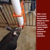 Ag-Rite Hanging Vertical Pipe Waterer for Livestock – Adjustable Height