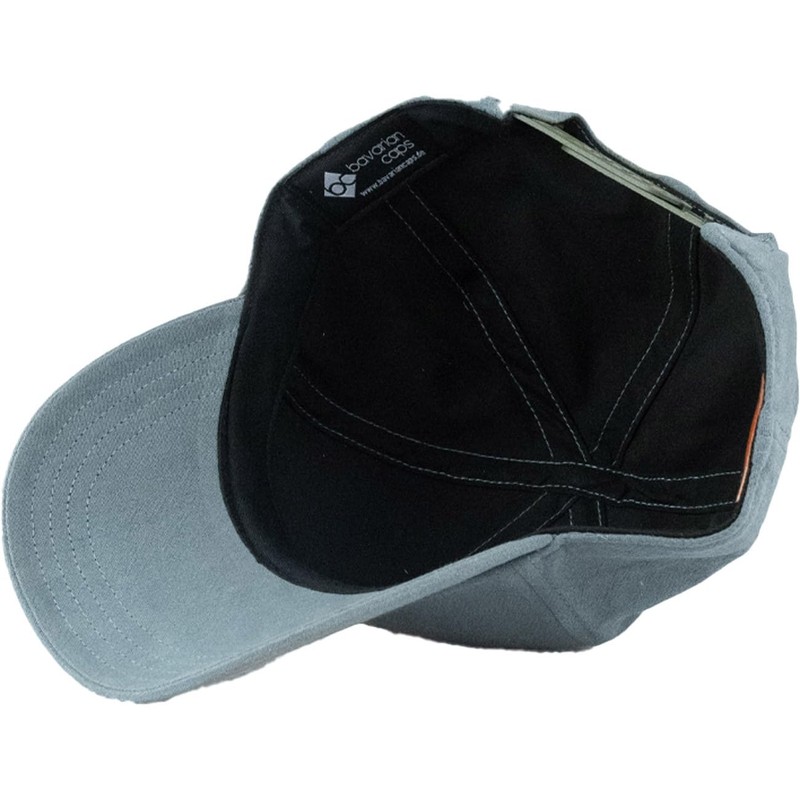 Bavarian Caps Pumuckl Dances Grey Blue Curved, blue, Unit size