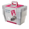 Life Story 5.7-Liter Clear Shoe & Closet Storage Box Stacking