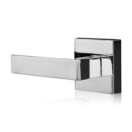 XFORT Quad Passage Knob Set Polished Chrome, Door Knob for Internal Wooden Doors, Complete Set with Tubular Latch