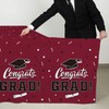 Gatherfun Graduation Tablecloths Graduation Party Table Decorations Waterproof Plastic Rectangular