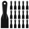 16 Pcs Plastic Putty Knife 2" Black Flexible Putty Knife