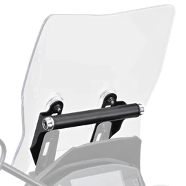 Daytona 42902 Motorcycle Screen with Clamp Bar for VStrom 250SX (23) Exclusive Screen Offset Bracket Ash Silver