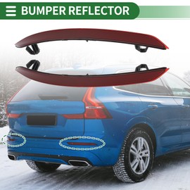 Motoforti Bumper Reflector Bumper Reflector Side Marker for Volvo XC60 2018-2021 Rear Plastic No.31656677/32293628/31656678/32293627 Red Durable