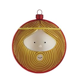 Alessi Christmas Tree Ball, Joseph, φ9cm, 1 Piece, White