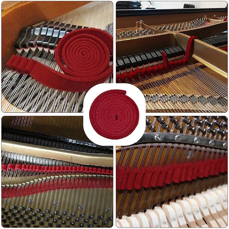 Piano Tuning Kit, Professional Piano Tuning Kit of 8Pcs, Tuning