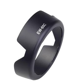 Camera Lens Hood Compatible for Canon T8i 4000D 2000D Camera w/EF-S 18-55mm f/3.5-5.6 Lens, (Replace EW-60C)