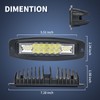 YCHOW-TECH Flush Mount LED Pods, 2PCS 7inch 12,000LM CREE LED