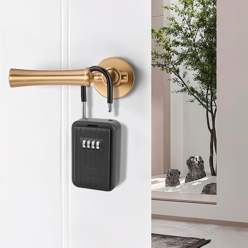 Miawtro Key Safe, Keysafe Wall Mounted Outside Waterproof with Removable