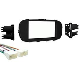 Harmony Audio Bundle with Metra 95-7360B Double DIN Stereo Harness Radio Install Dash Kit Compatible with Kia Soul 2014-2016
