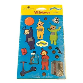 American Greetings Teletubbies Vintage Stickers American Greetings 2000 New in Package 2 Sheets