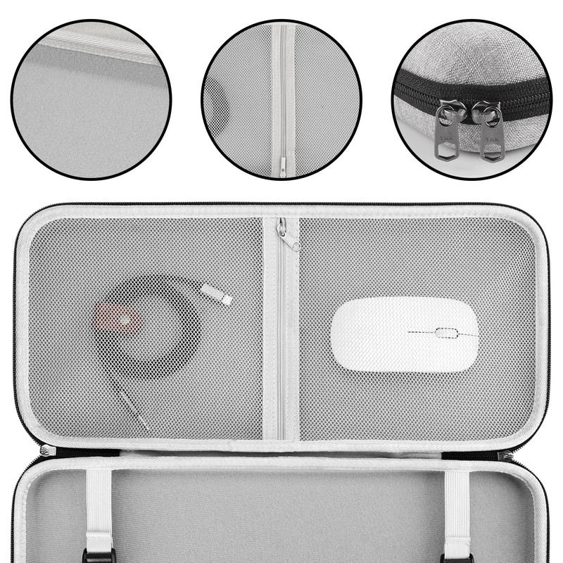 Linkidea Hard Travel Case for TKL Tenkeyless Wireless/Wired Keyboard, Computer