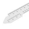 5pcs Ophthalmic PD Ruler Clear Data Marking Smoothing Edges Pupillary