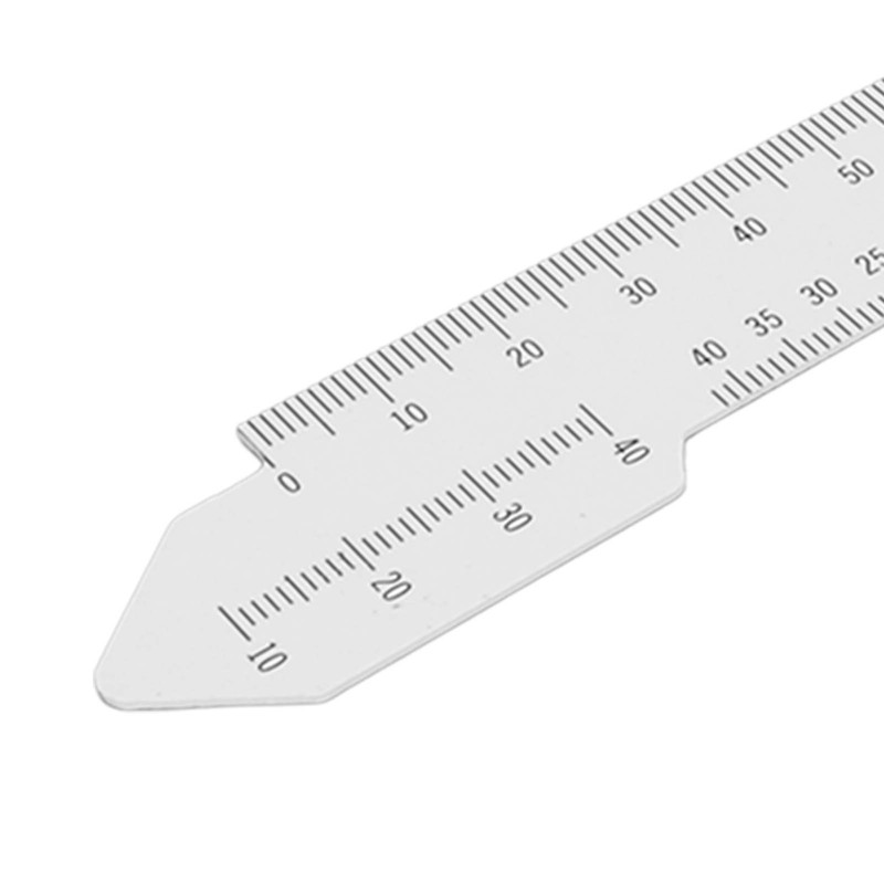 5pcs Ophthalmic PD Ruler Clear Data Marking Smoothing Edges Pupillary