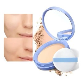 Base De Maquillaje Polvo Compacto Fijador Matte