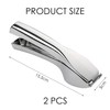 2 Pieces Garlic Press Stainless Steel Press Hand Press Kitchen