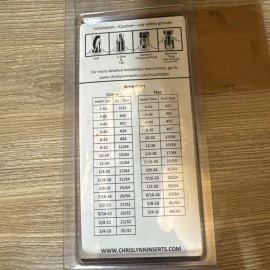 Chrislynn Precision Professional Thread Repair Kit 82122 7/16
