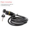 Sterling 1006K 10 x 650mm Locking Cable,Black
