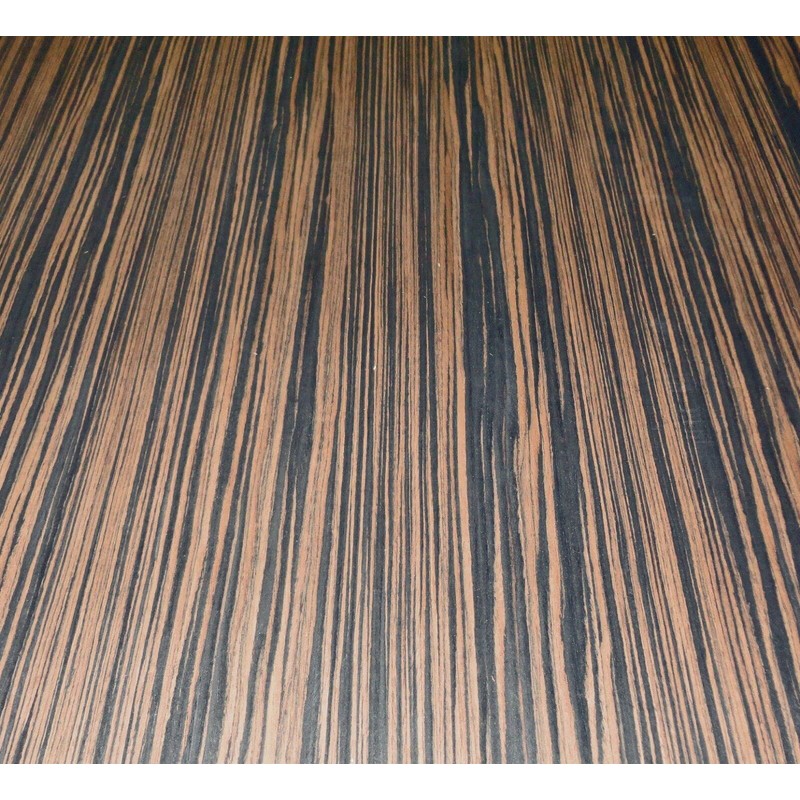 Ebony Macassar Composite Wood Veneer 24" x 24" on Paper