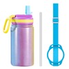 weisidi Kids Water Bottle, Leak-proof Kids Cup With Straws Lids,