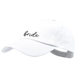 eBuyGB Womens Team Bride Cap, White - Bride, One Size-M UK