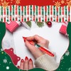 24pcs Black Ink Christmas Gel Ink Rollerball Ballpoint Pens for