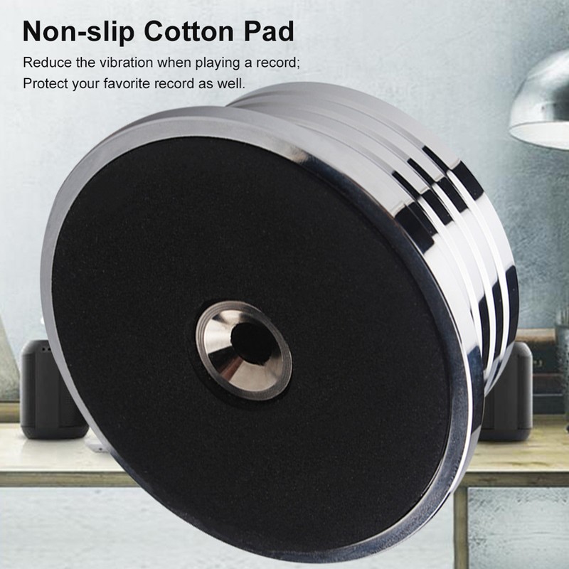 Record Weight Stabilizer 50Hz Bubble Level Speed Detection Turntable LP